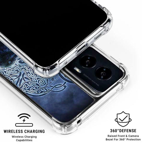 Celtic Raven by Brigid Ashwood Moto G Power 5G (2024) Clear Case