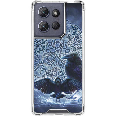 Celtic Raven by Brigid Ashwood Moto G Power 5G (2025) Clear Case