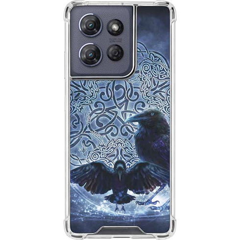 Celtic Raven by Brigid Ashwood Moto G Stylus 5G (2025) Clear Case