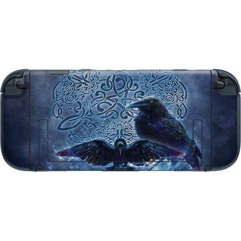 Celtic Raven by Brigid Ashwood Nintendo Switch 2 (2025) with Joy-Con Skin