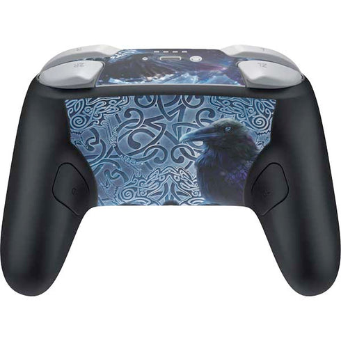 Celtic Raven by Brigid Ashwood Nintendo Switch 2 (2025) Pro Controller Skin