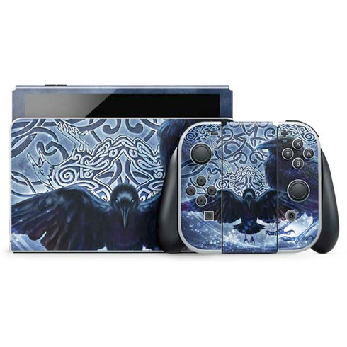 Celtic Raven by Brigid Ashwood Nintendo Skins