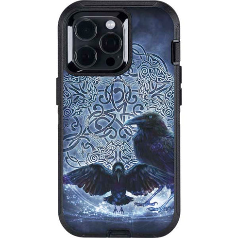 Celtic Raven by Brigid Ashwood Otterbox Defender iPhone Skin