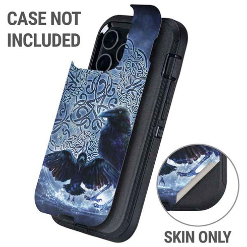 Celtic Raven by Brigid Ashwood Otterbox Defender iPhone Skin