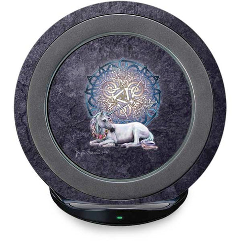 Celtic Unicorn by Brigid Ashwood Fast Charge Wireless Charging Stand Skin