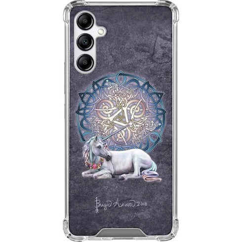 Celtic Unicorn by Brigid Ashwood Gabb Phone 4 Clear Case