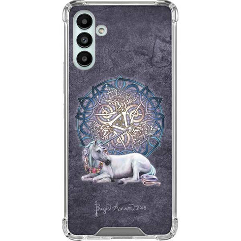 Celtic Unicorn by Brigid Ashwood Galaxy A13 5G Clear Case