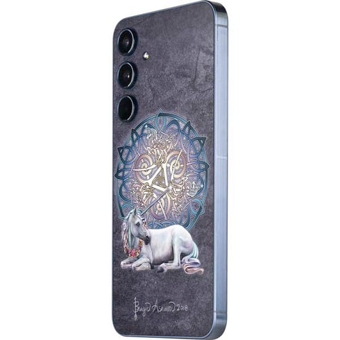 Celtic Unicorn by Brigid Ashwood Galaxy A35 5G Skin