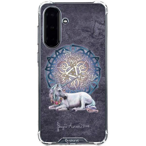 Celtic Unicorn by Brigid Ashwood Galaxy A36 5G Clear Case