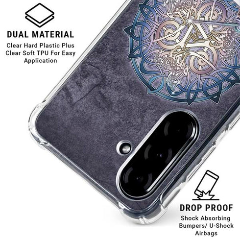 Celtic Unicorn by Brigid Ashwood Galaxy A36 5G Clear Case