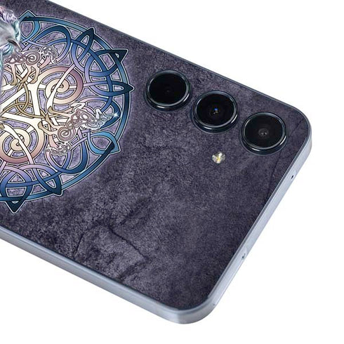 Celtic Unicorn by Brigid Ashwood Galaxy A55 5G Skin