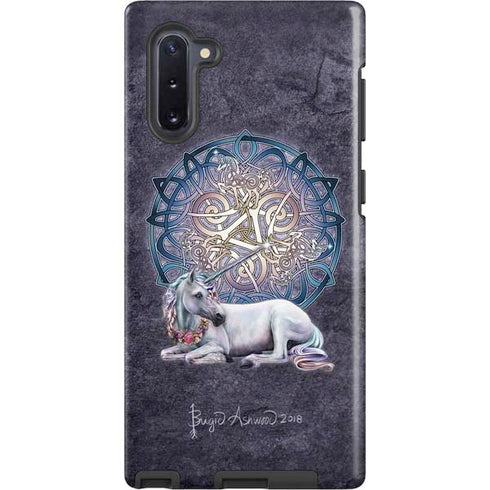 Celtic Unicorn by Brigid Ashwood Galaxy Cases