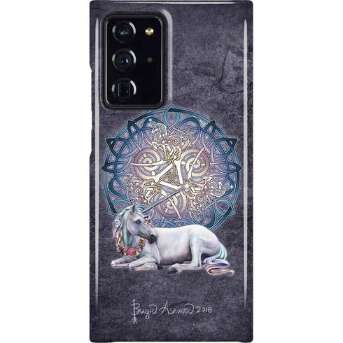 Celtic Unicorn by Brigid Ashwood Galaxy Cases