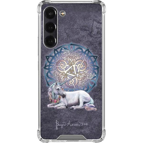 Celtic Unicorn by Brigid Ashwood Galaxy S24 FE Clear Case