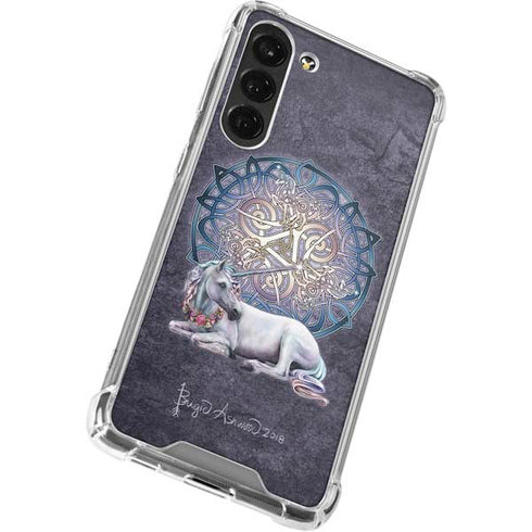 Celtic Unicorn by Brigid Ashwood Galaxy S24 FE Clear Case