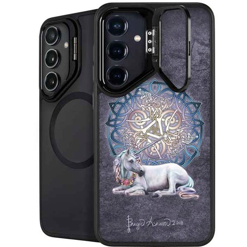 Celtic Unicorn by Brigid Ashwood Galaxy S25 Kickstand Case