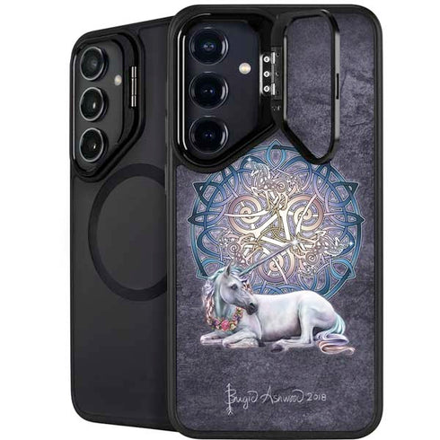 Celtic Unicorn by Brigid Ashwood Galaxy S24 Plus Kickstand Case
