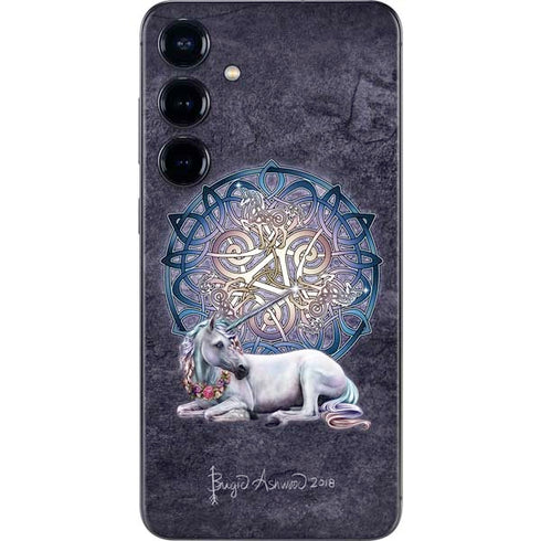 Celtic Unicorn by Brigid Ashwood Galaxy S24 Plus Skin