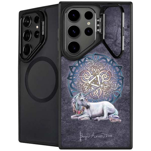 Celtic Unicorn by Brigid Ashwood Galaxy Cases