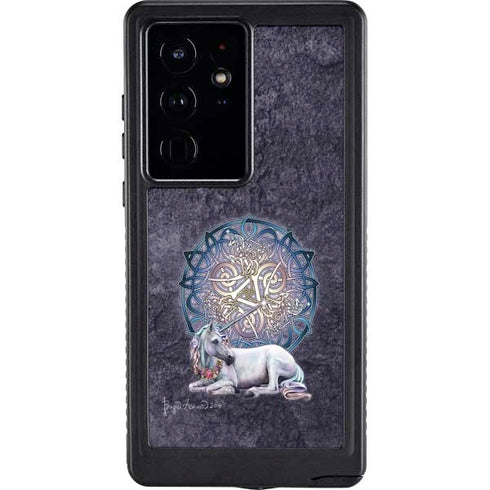 Celtic Unicorn by Brigid Ashwood Galaxy S24 Ultra Waterproof Case