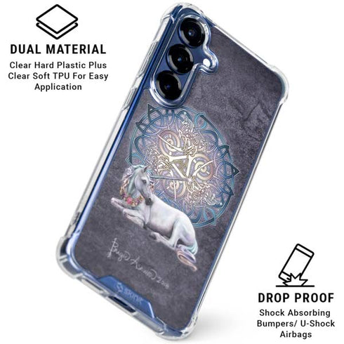 Celtic Unicorn by Brigid Ashwood Galaxy S25 Plus Clear Case
