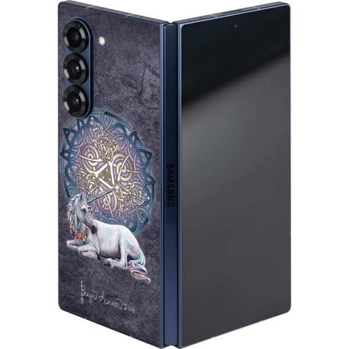 Celtic Unicorn by Brigid Ashwood Galaxy Z Fold6 Skin