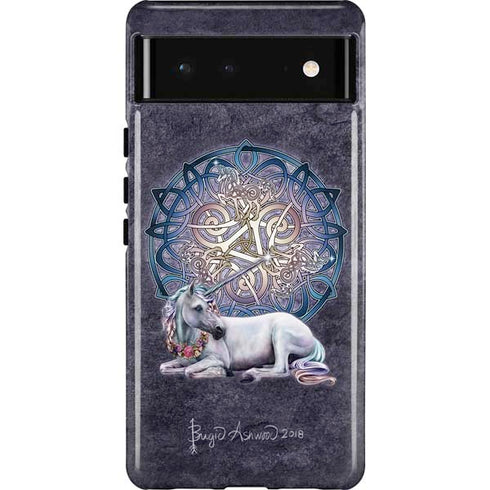 Celtic Unicorn by Brigid Ashwood Pixel Cases