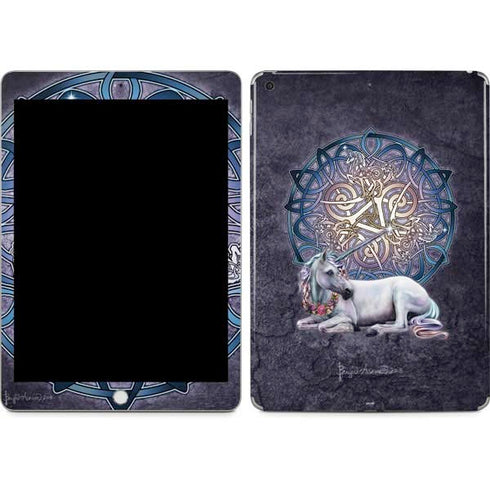 Celtic Unicorn by Brigid Ashwood Apple iPad Skin