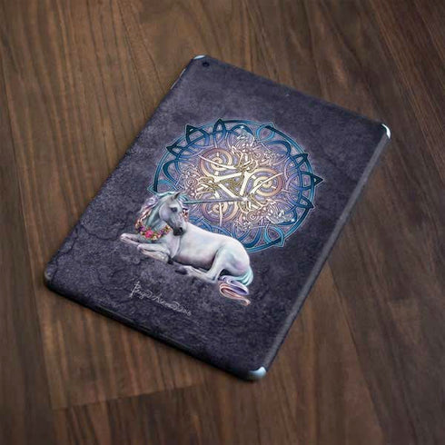 Celtic Unicorn by Brigid Ashwood Apple iPad Skin