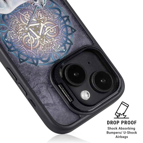 Celtic Unicorn by Brigid Ashwood iPhone 13 Kickstand Case