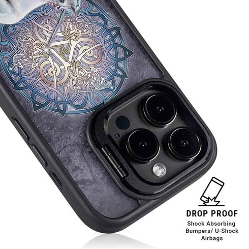 Celtic Unicorn by Brigid Ashwood iPhone 13 Pro Max Kickstand Case