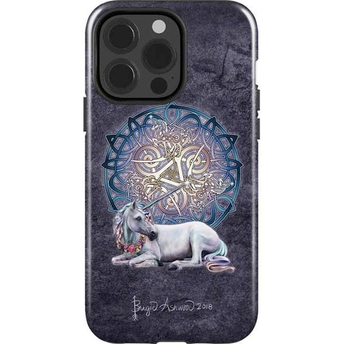 Celtic Unicorn by Brigid Ashwood iPhone 15 Pro Impact Case