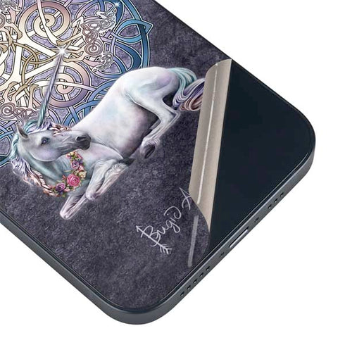 Celtic Unicorn by Brigid Ashwood iPhone 15 Skin