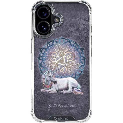 Celtic Unicorn by Brigid Ashwood iPhone 16 Clear Case