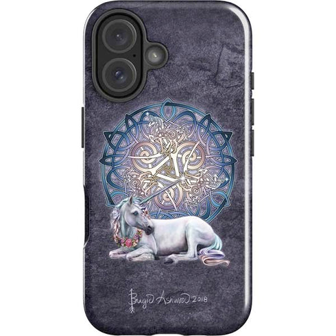 Celtic Unicorn by Brigid Ashwood iPhone 16 Impact Case