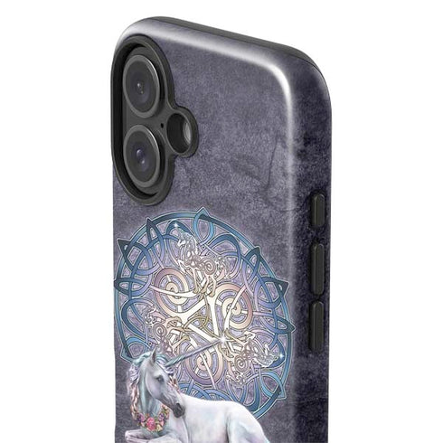 Celtic Unicorn by Brigid Ashwood iPhone 16 Impact Case