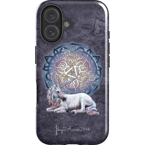 Celtic Unicorn by Brigid Ashwood iPhone 16 Plus Magsafe Impact Case
