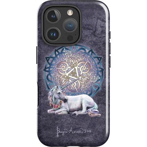 Celtic Unicorn by Brigid Ashwood iPhone 16 Pro Magsafe Impact Case
