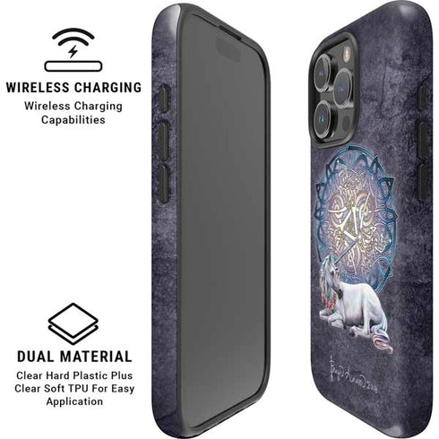 Celtic Unicorn by Brigid Ashwood iPhone 16 Pro Magsafe Impact Case