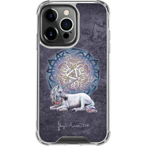 Celtic Unicorn by Brigid Ashwood iPhone 16 Pro Max Clear Case