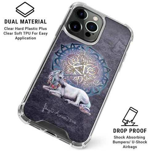 Celtic Unicorn by Brigid Ashwood iPhone 16 Pro Max Clear Case