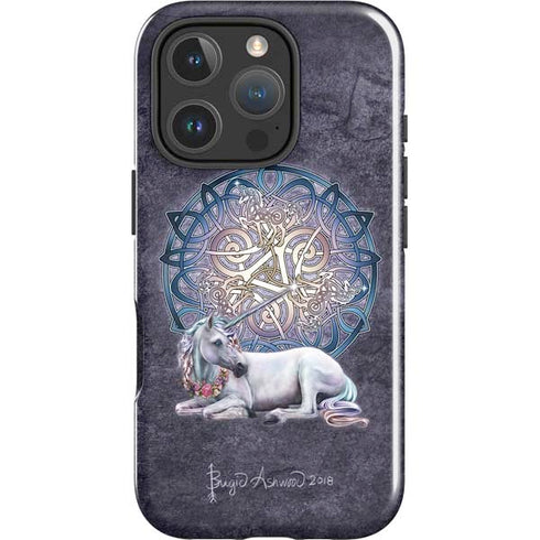 Celtic Unicorn by Brigid Ashwood iPhone 16 Pro Max Impact Case