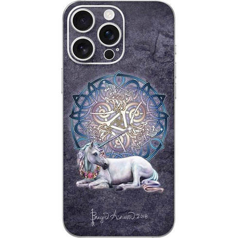 Celtic Unicorn by Brigid Ashwood iPhone 16 Pro Max Skin