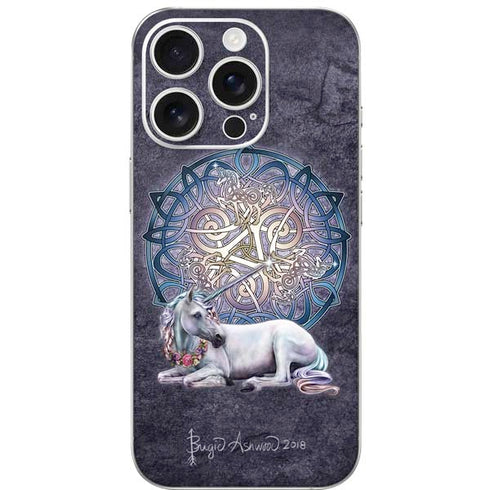 Celtic Unicorn by Brigid Ashwood iPhone 16 Pro Skin