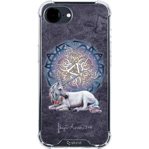 Celtic Unicorn by Brigid Ashwood iPhone 16e Clear Case