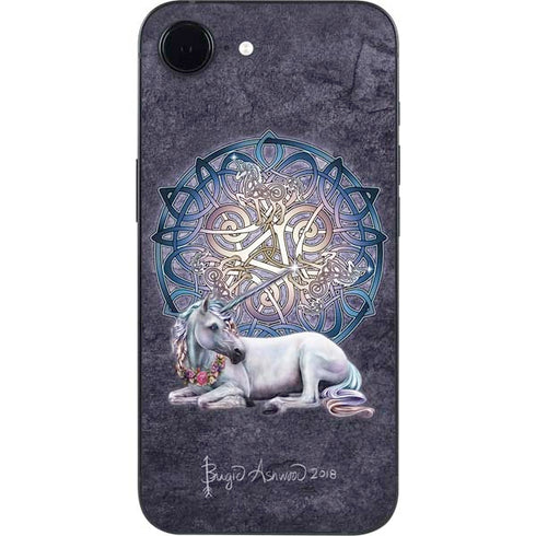 Celtic Unicorn by Brigid Ashwood iPhone 16e Skin