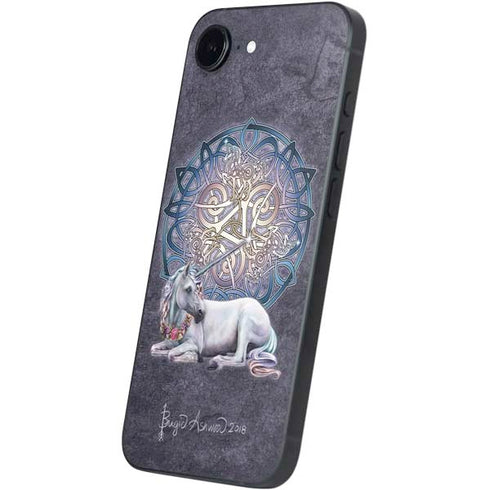 Celtic Unicorn by Brigid Ashwood iPhone 16e Skin