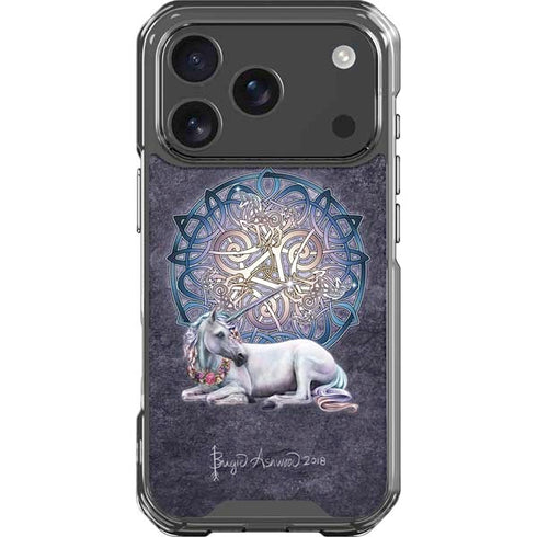 Celtic Unicorn by Brigid Ashwood iPhone 18 Pro Clear Case