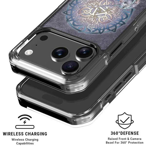 Celtic Unicorn by Brigid Ashwood iPhone 18 Pro Clear Case