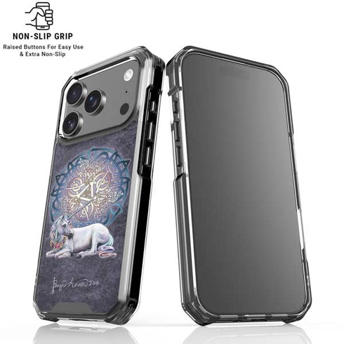 Celtic Unicorn by Brigid Ashwood iPhone 18 Pro Clear Case